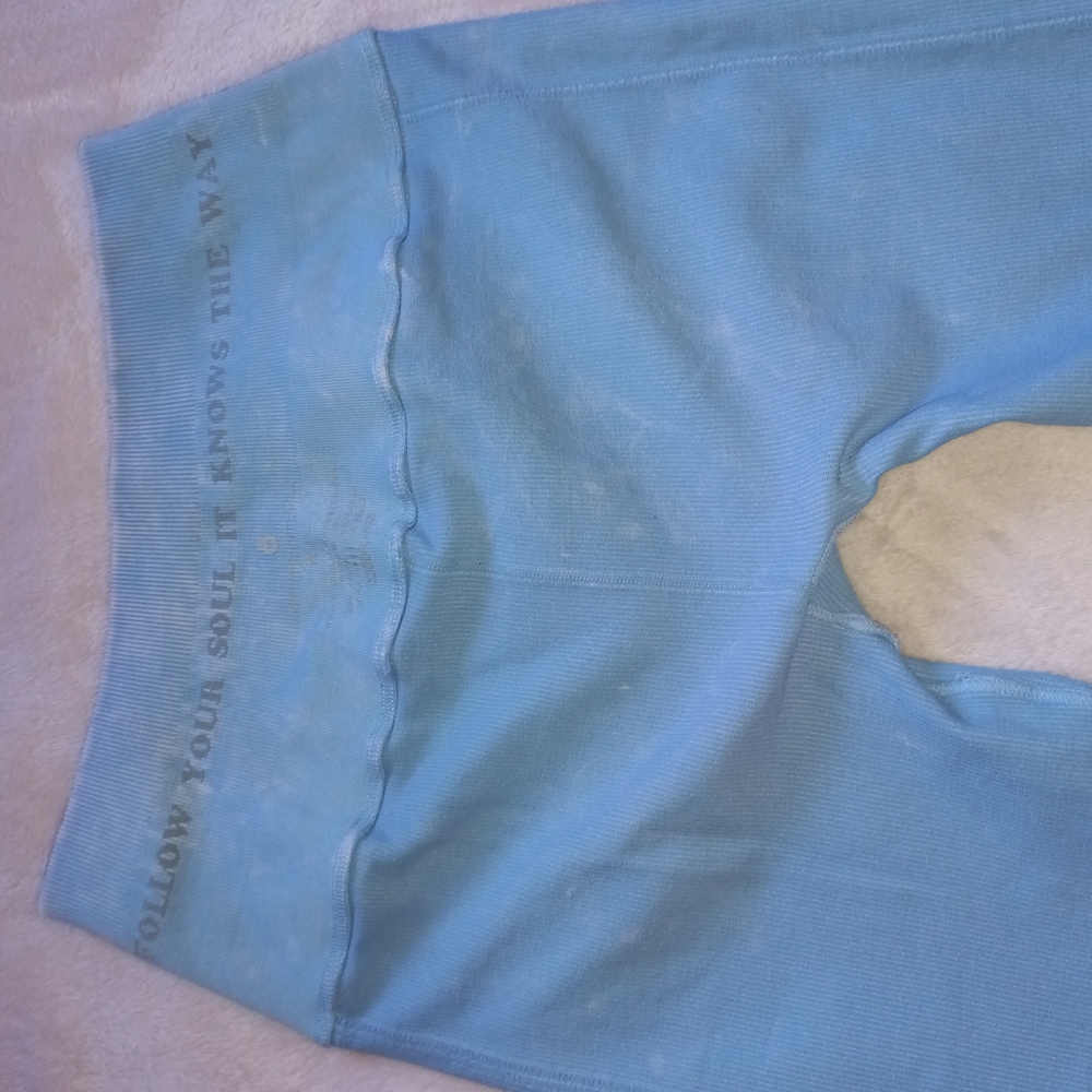 Spiritual Gangster.  Self-Love Leggings. Medium/Large. Blue - Picture 13 of 15